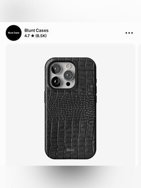 Blunt cases Croc-Texture Phone Case - Compatible Cell Phone Accessory